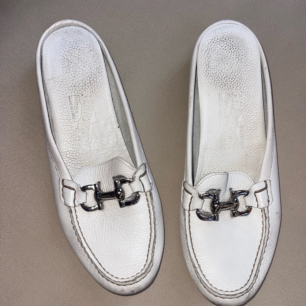 Authentic women Salvatore Ferragamo Mules Size 37